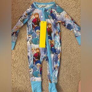 Weiwei frozen bamboo zippy size 3-6 months NWT